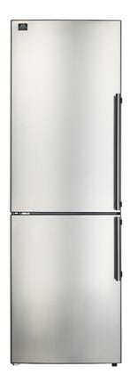 Forno Guardia 24" Left Hinge Refrigerator-Freezer FFFFD1948-24LS Refrigerators FFFFD1948-24LS Luxury Appliances Direct