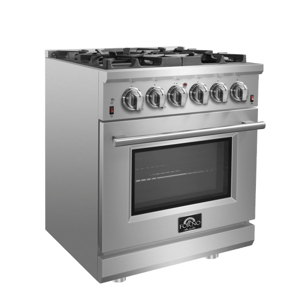 Forno Massimo 30″ Freestanding Gas Range with 5 Burners, FFSGS6239-30 Ranges FFSGS6239-30 Luxury Appliances Direct