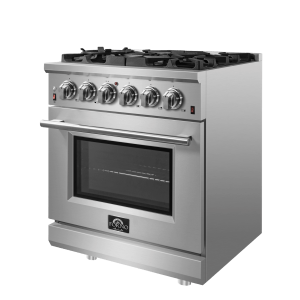 Forno Massimo 30″ Freestanding Gas Range with 5 Burners, FFSGS6239-30 Ranges FFSGS6239-30 Luxury Appliances Direct