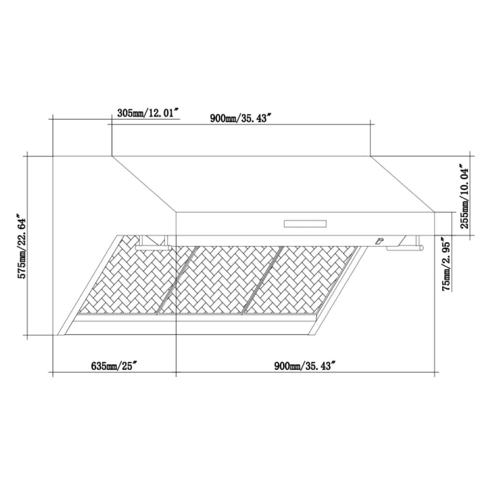 Forno Package - 36" Dual Fuel Range, Range Hood, Refrigerator, Microwave, Dishwasher, AP-FFSGS6187-36-8 Appliance Package AP-FFSGS6187-36-8 Luxury Appliances Direct