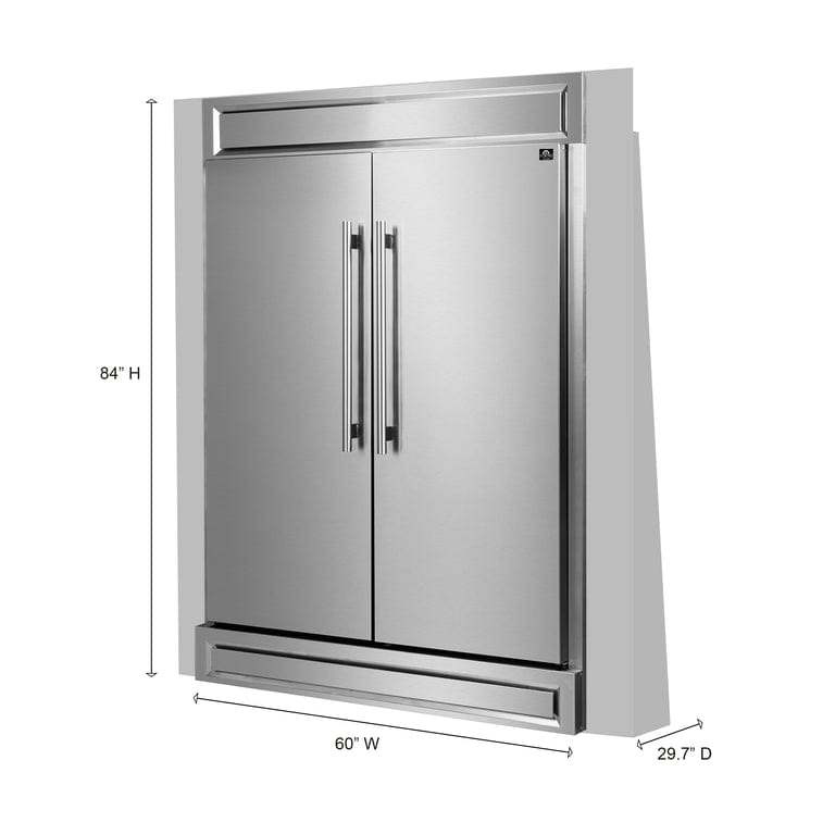 Forno Package - 36" Electric French Door Range, Refrigerator and Dishwasher, AP-FFSEL6917-36-3PK-3 Appliance Package AP-FFSEL6917-36-3PK-3 Luxury Appliances Direct