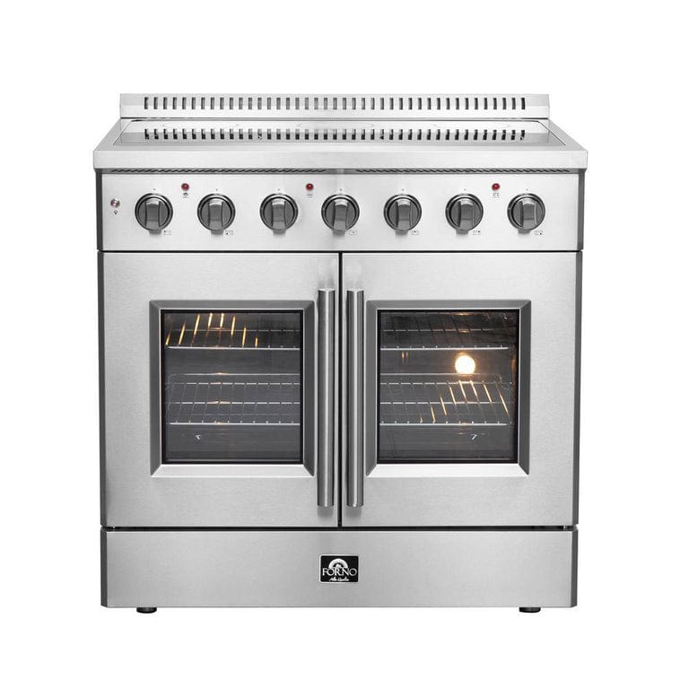 Forno Package - 36" Electric French Door Range, Refrigerator and Dishwasher, AP-FFSEL6917-36-3PK-3 Appliance Package AP-FFSEL6917-36-3PK-3 Luxury Appliances Direct