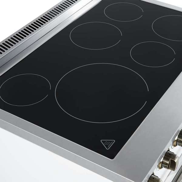 Forno Paolo 36-inch Freestanding White Convection Range Oven FFSEL6011-36WHT