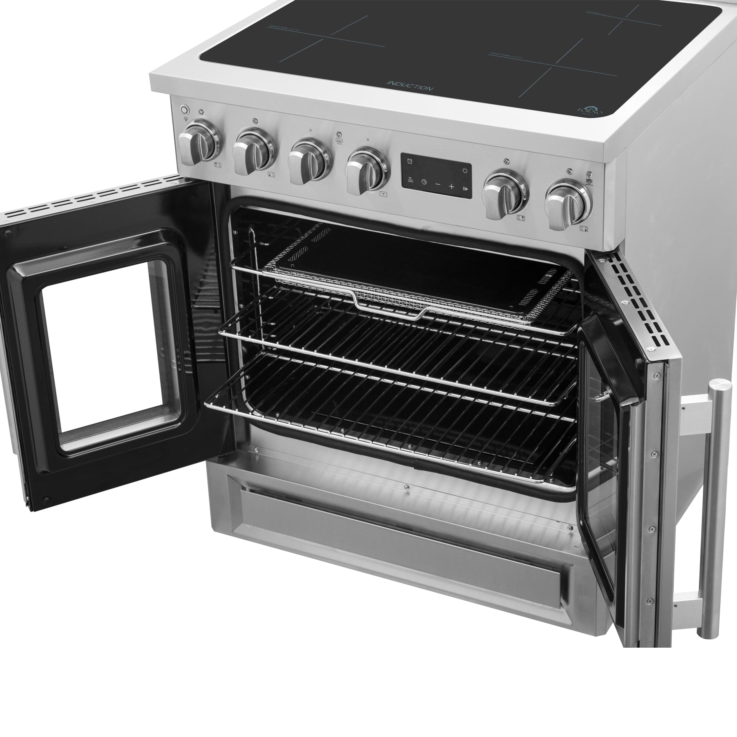 Forno Torino 30" French Door Induction Range with True Convection FFSIN0950-30