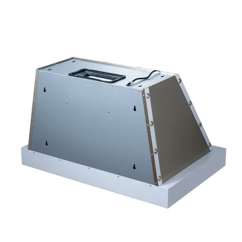 FORNO Valente FRHWM5099-36CPWHT 36-Inch Wall Mount Range Hood with 427 CFM, White with Copper Trim