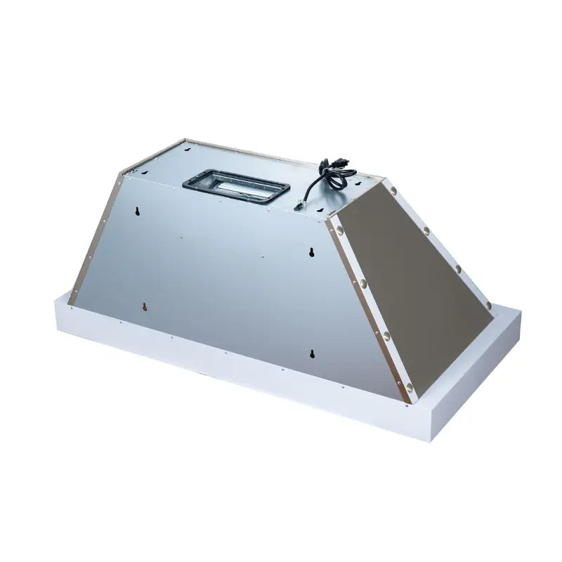 FORNO Valente FRHWM5099-48CPWHT 48-Inch Wall Mount Range Hood – White with Copper Trim, 304 CFM