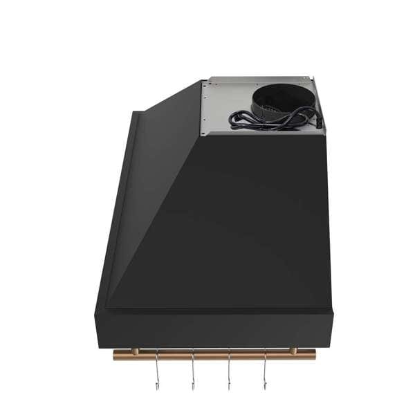 Forno Venezia 36 Inch Wall-Mounted Black Range Hood FRHWM5503-36BLK
