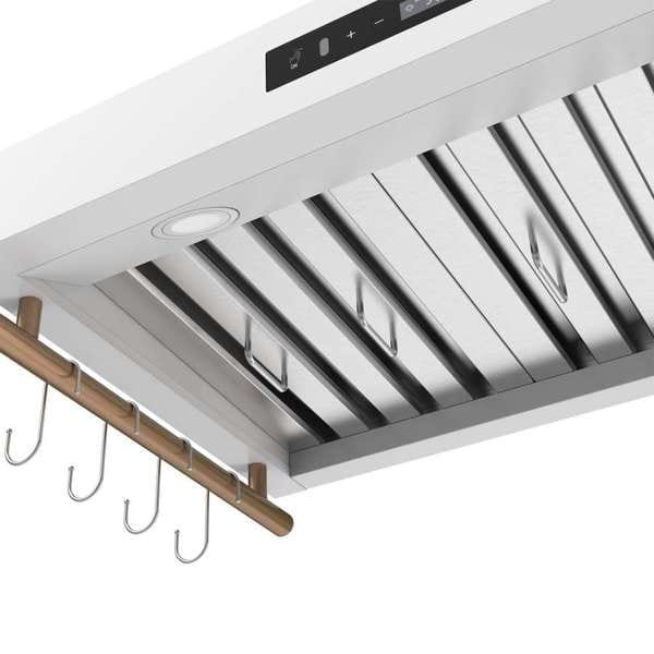 Forno Venezia 36 Inch Wall-Mounted White Range Hood FRHWM5503-36WHT