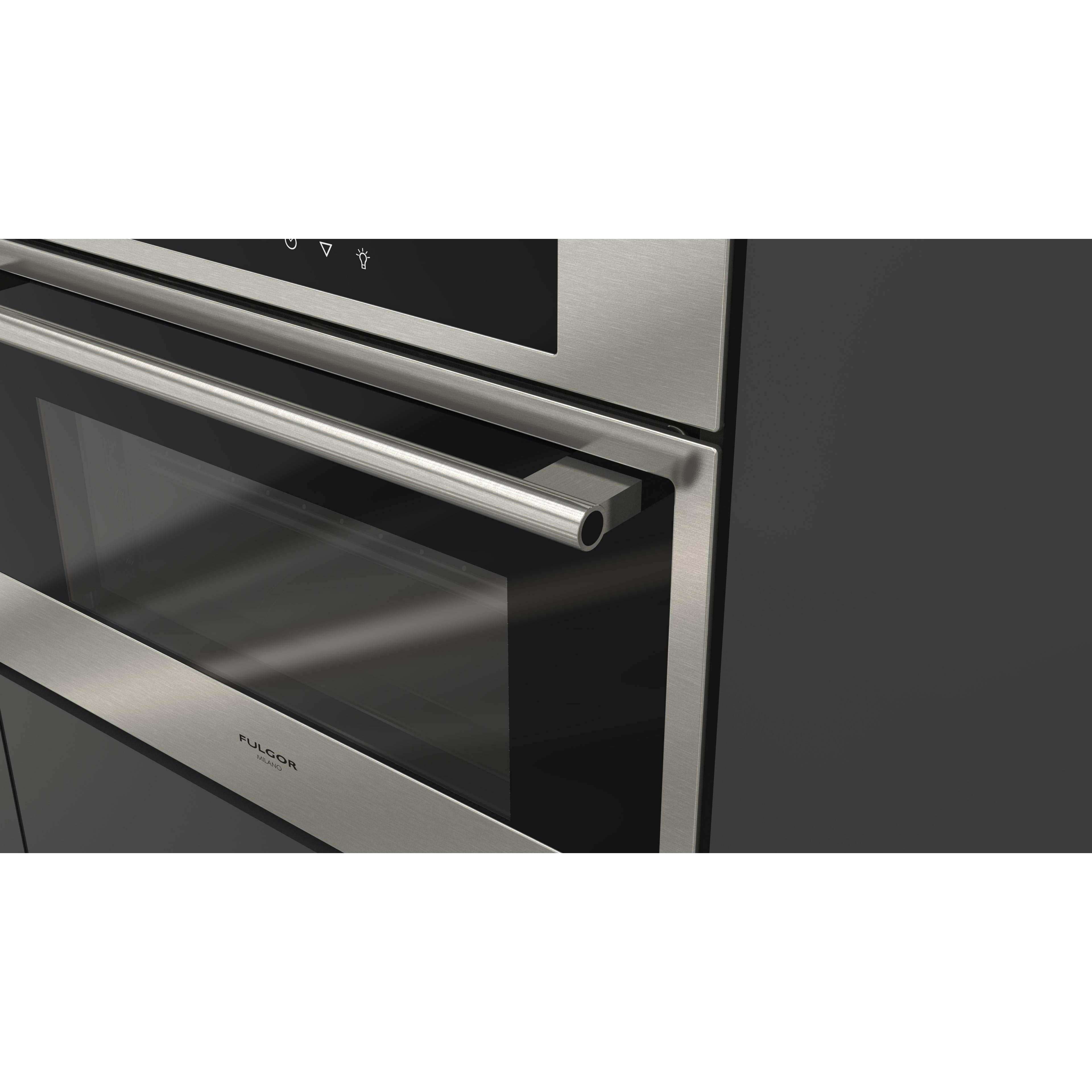 Fulgor Milano 24" Built-In Single Steam Wall Oven with Creactive Cooking System - F7SCO24S1 Ovens F7SCO24S1 Luxury Appliances Direct