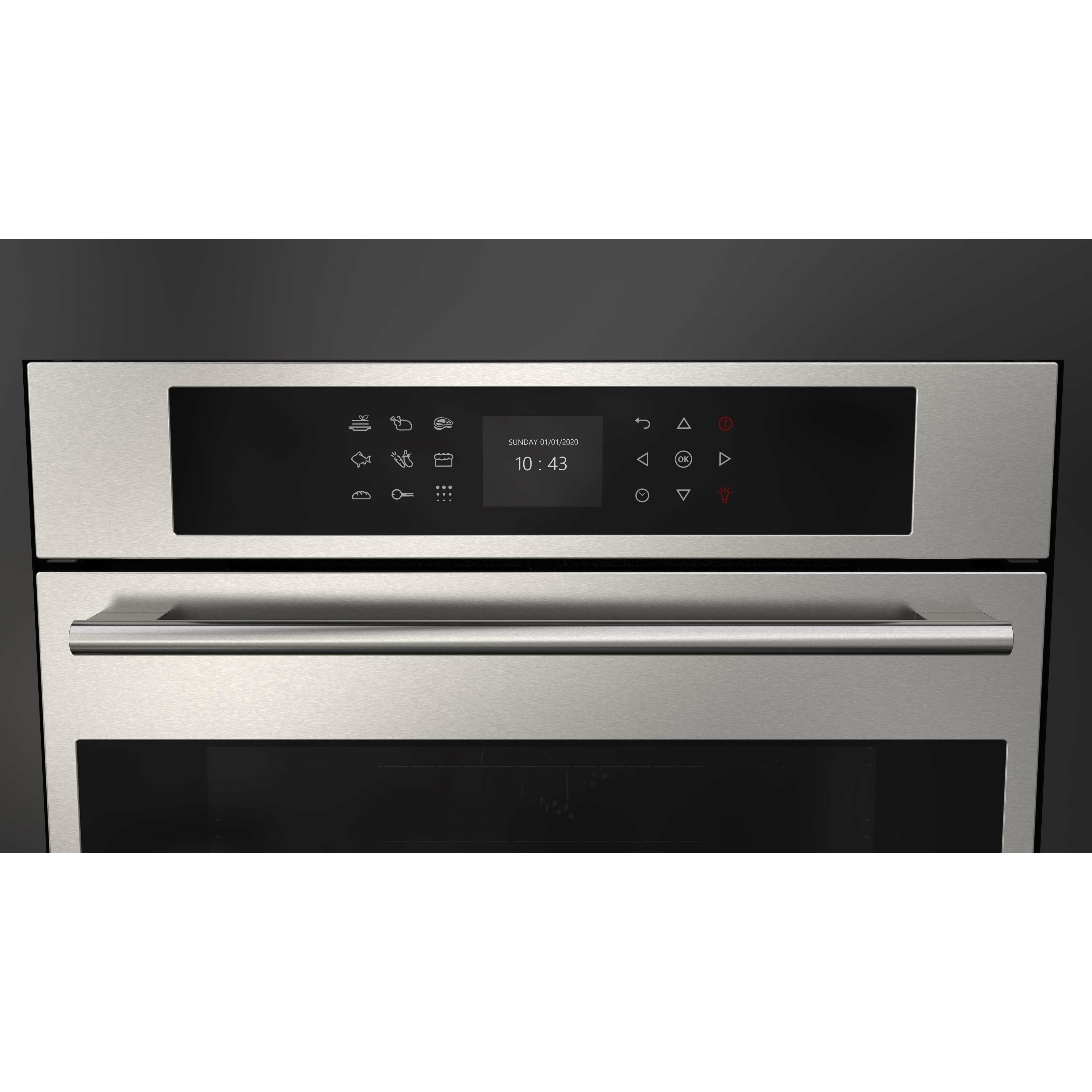 Fulgor Milano 24" Single Convection Electric Wall Oven with 2.4 Cu. Ft. Capacity - F7SP24S1 Wall Oven F7SP24S1 Luxury Appliances Direct