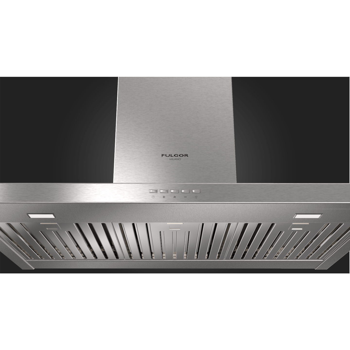 Fulgor Milano 30" Chimney Wall Mount Range Hood with 4-Speeds, Stainless Steel - F4CW30S1 Hoods F4CW30S1 Luxury Appliances Direct