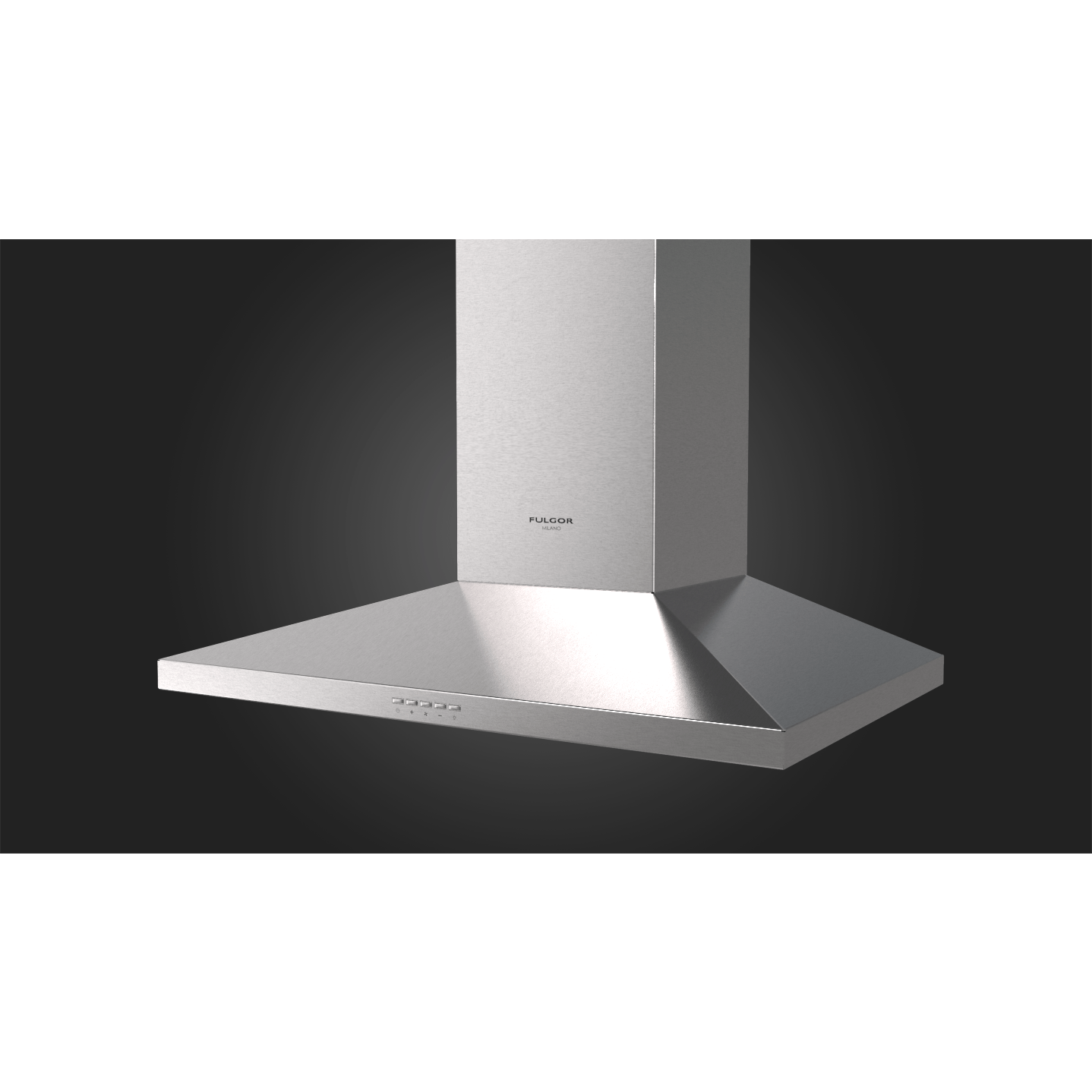 Fulgor Milano 30" Chimney Wall Mount Range Hood with 4-Speeds, Stainless Steel - F4CW30S1 Hoods F4CW30S1 Luxury Appliances Direct