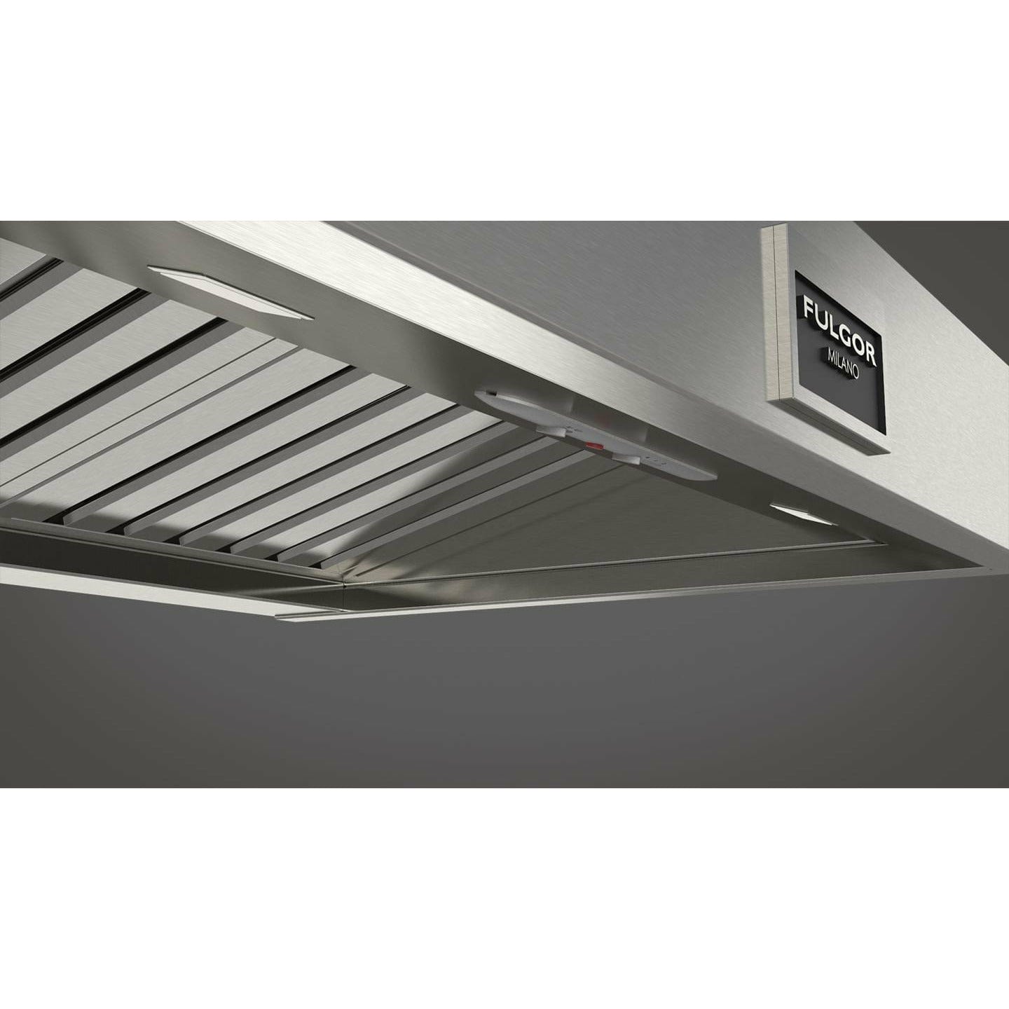 Fulgor Milano 30" Professional Wall Mount Hood with 600 CFM Internal Blower, Stainless Steel - F6PH30S1 Hoods F6PH30S1 Luxury Appliances Direct