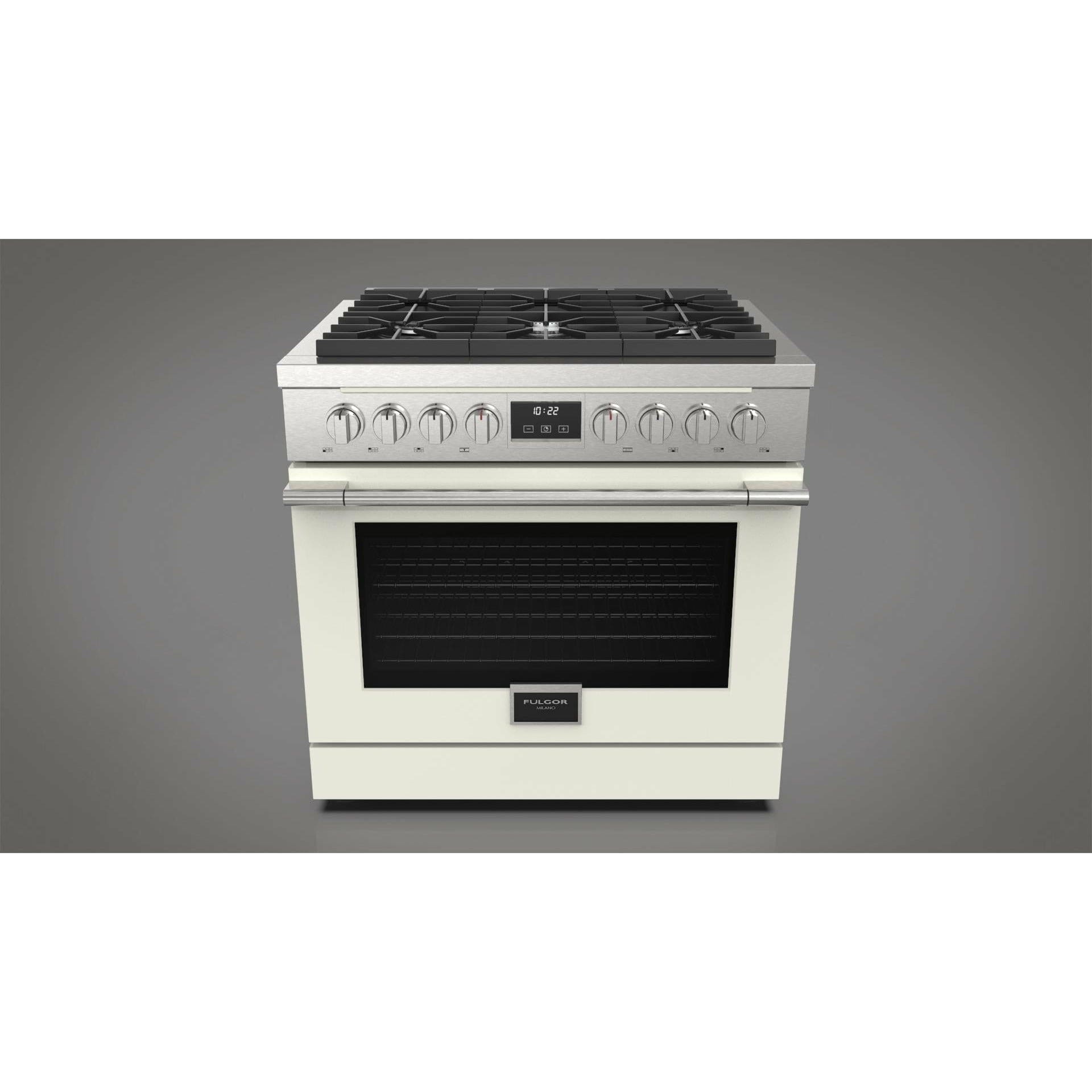Fulgor Milano 36" Freestanding All Gas Range with 3 Duel Flame Burners, Stainless Steel - F4PGR366S2 Ranges ACDKIT36MW Luxury Appliances Direct