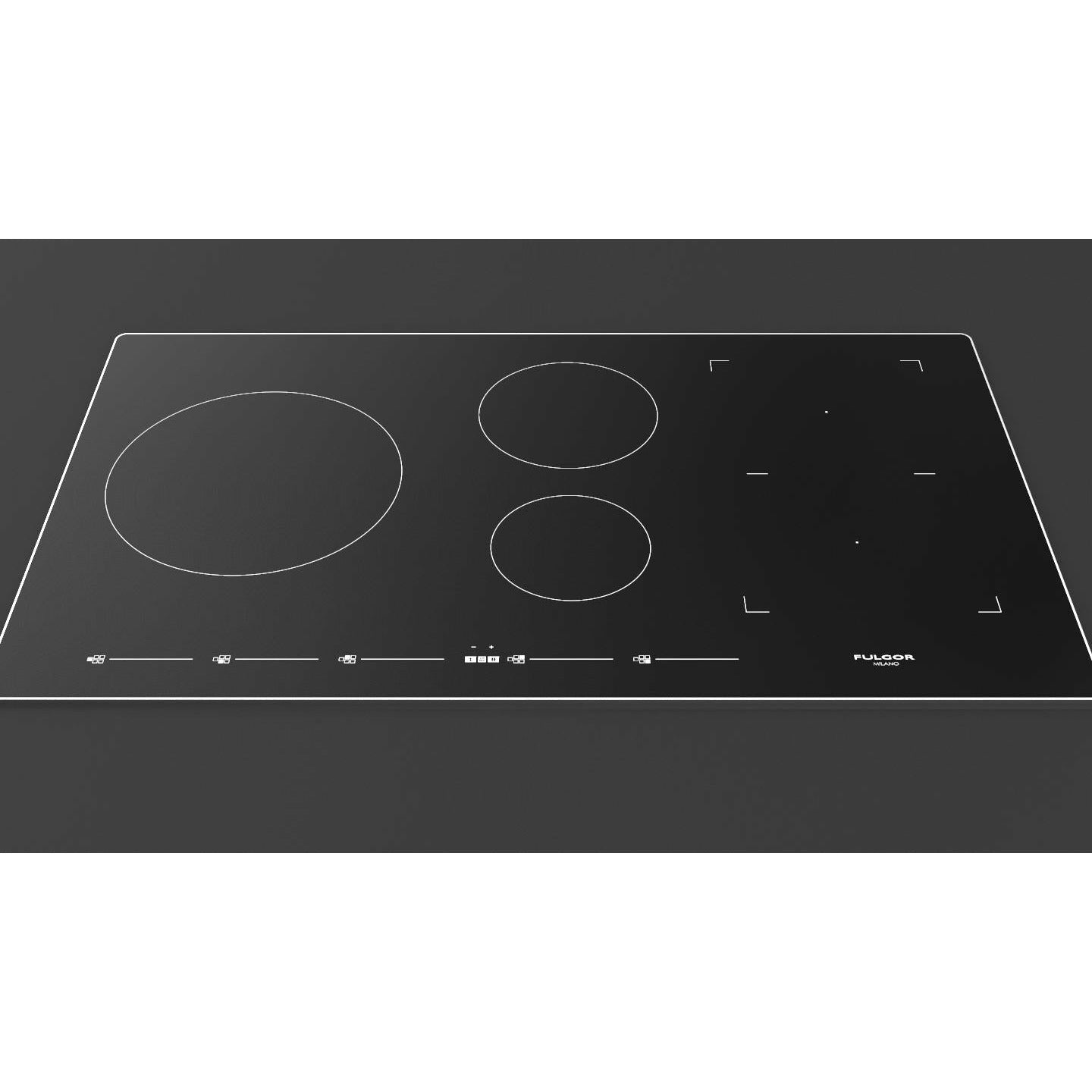 Fulgor Milano 36" Induction Cooktop with 5 Magnetic Burners - F7IT36S1 Cooktops F7IT36S1 Luxury Appliances Direct