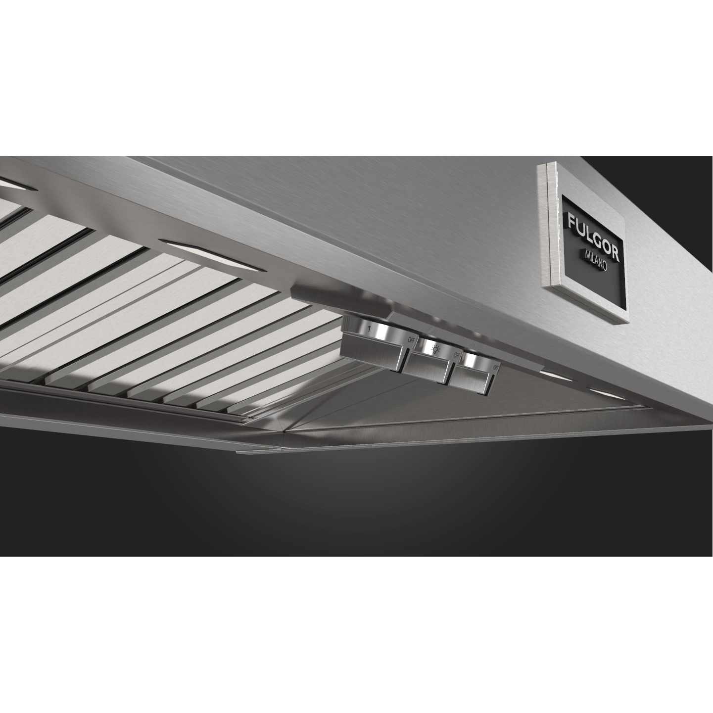 Fulgor Milano 36" Wall Mount Range Hood with 1,000 CFM Blower, Stainless Steel - F6PC36DS1 Hoods F6PC36DS1 Luxury Appliances Direct