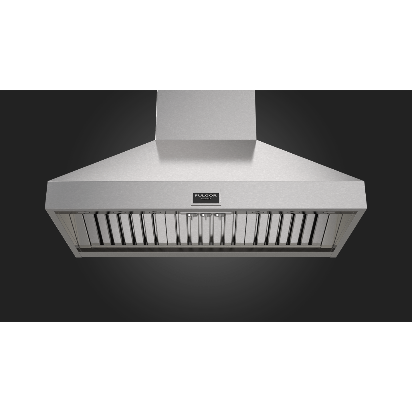 Fulgor Milano 48" Wall Mount Range Hood with 3-Speeds, 1000 CFM Blower Stainless Steel - F6PC48DS1 Hoods F6PC48DS1 Luxury Appliances Direct