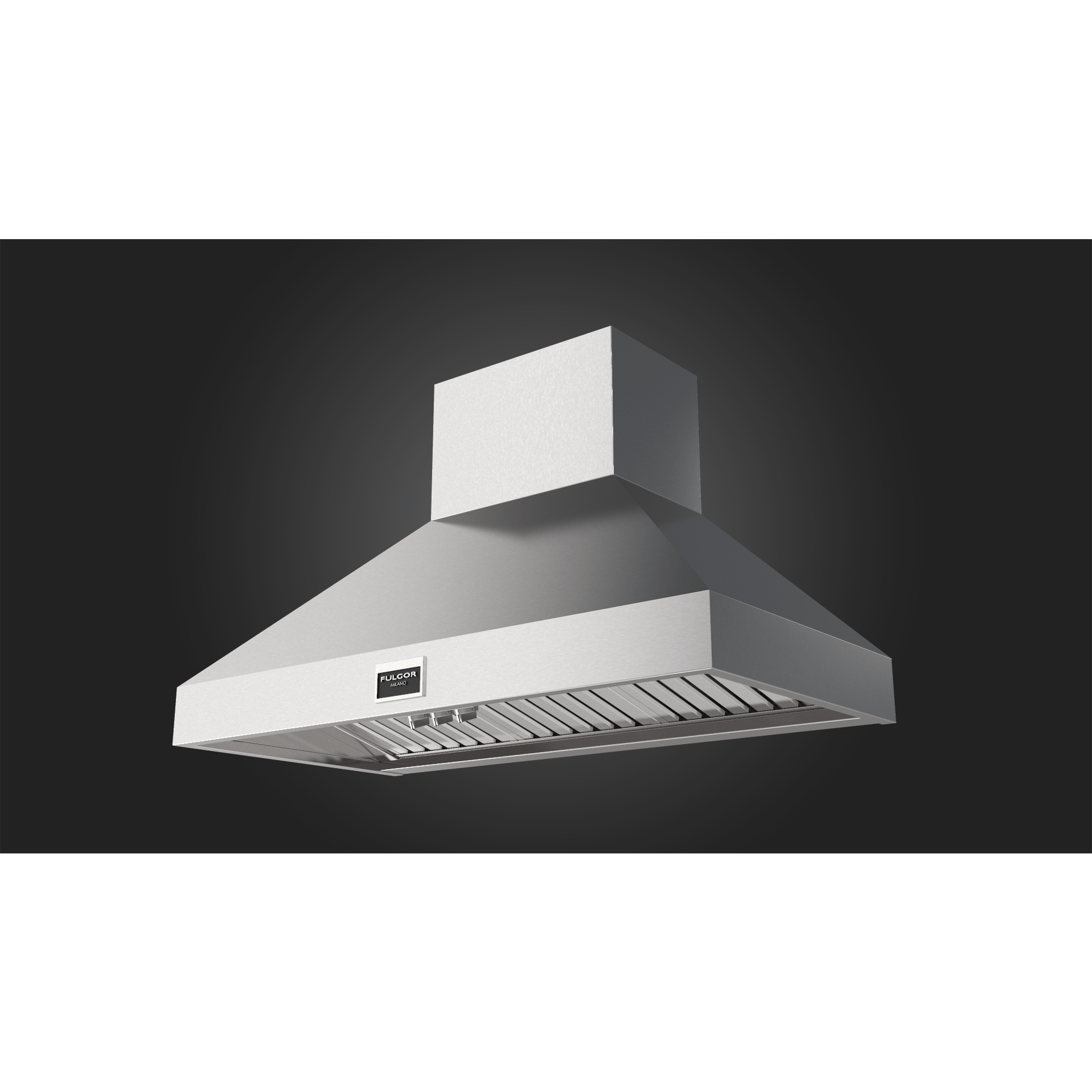 Fulgor Milano 48" Wall Mount Range Hood with 3-Speeds, 1000 CFM Blower Stainless Steel - F6PC48DS1 Range Hoods F6PC48DS1 Luxury Appliances Direct