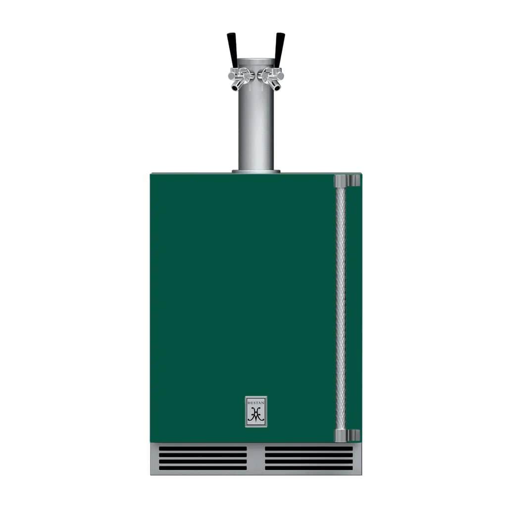 Hestan 24" Undercounter Double Faucet Beer Dispenser - GFDS Series GFDSL242-GR Luxury Appliances Direct
