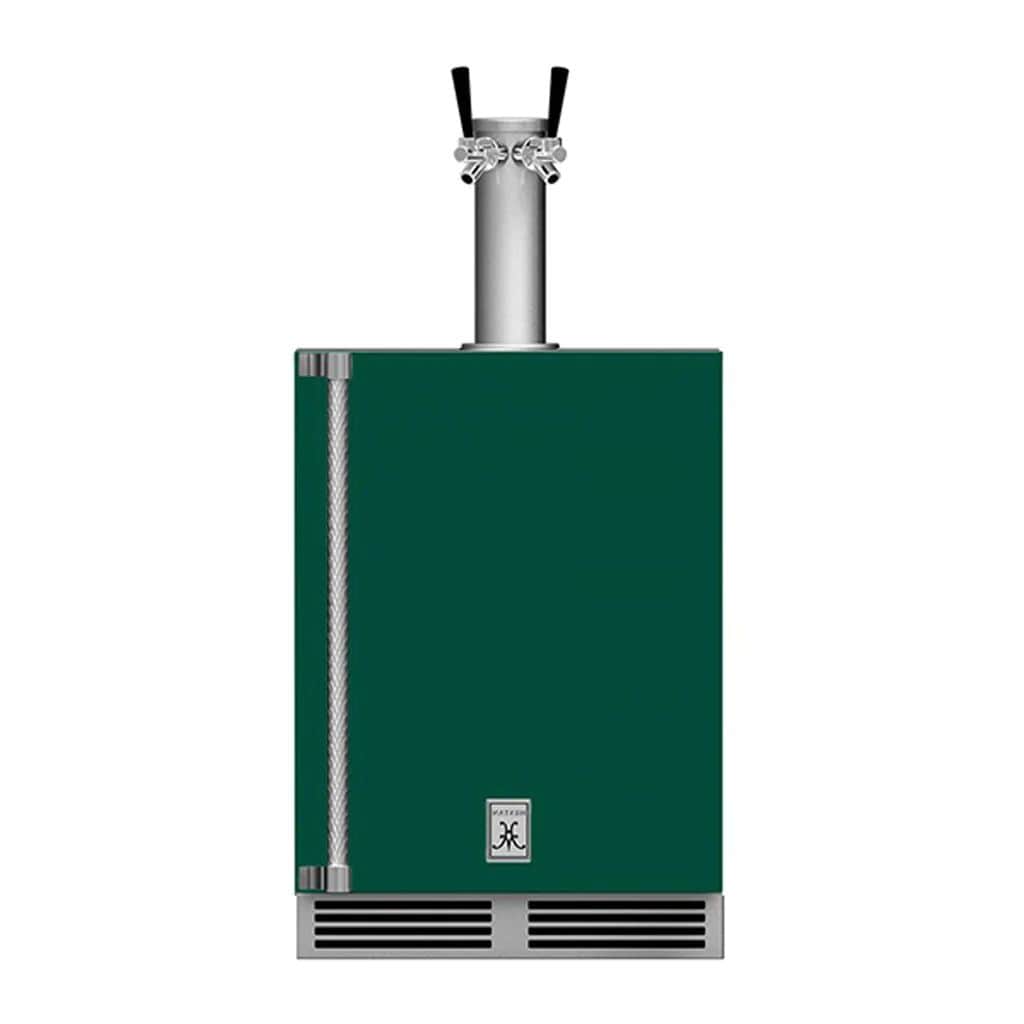 Hestan 24" Undercounter Double Faucet Beer Dispenser - GFDS Series GFDSR242-GR Luxury Appliances Direct