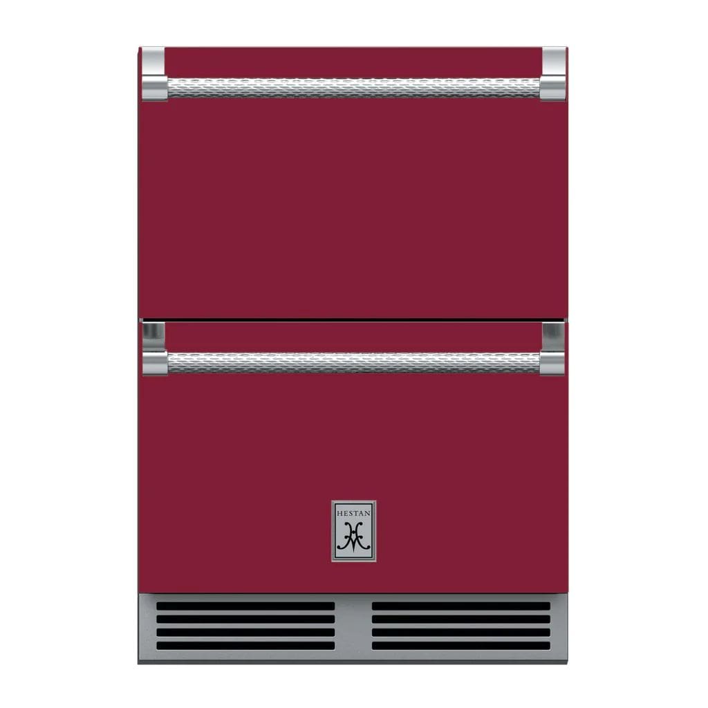 Hestan 24" Undercounter Refrigerator Drawer and Freezer Drawer - GRF Series GRFR24-BG Luxury Appliances Direct
