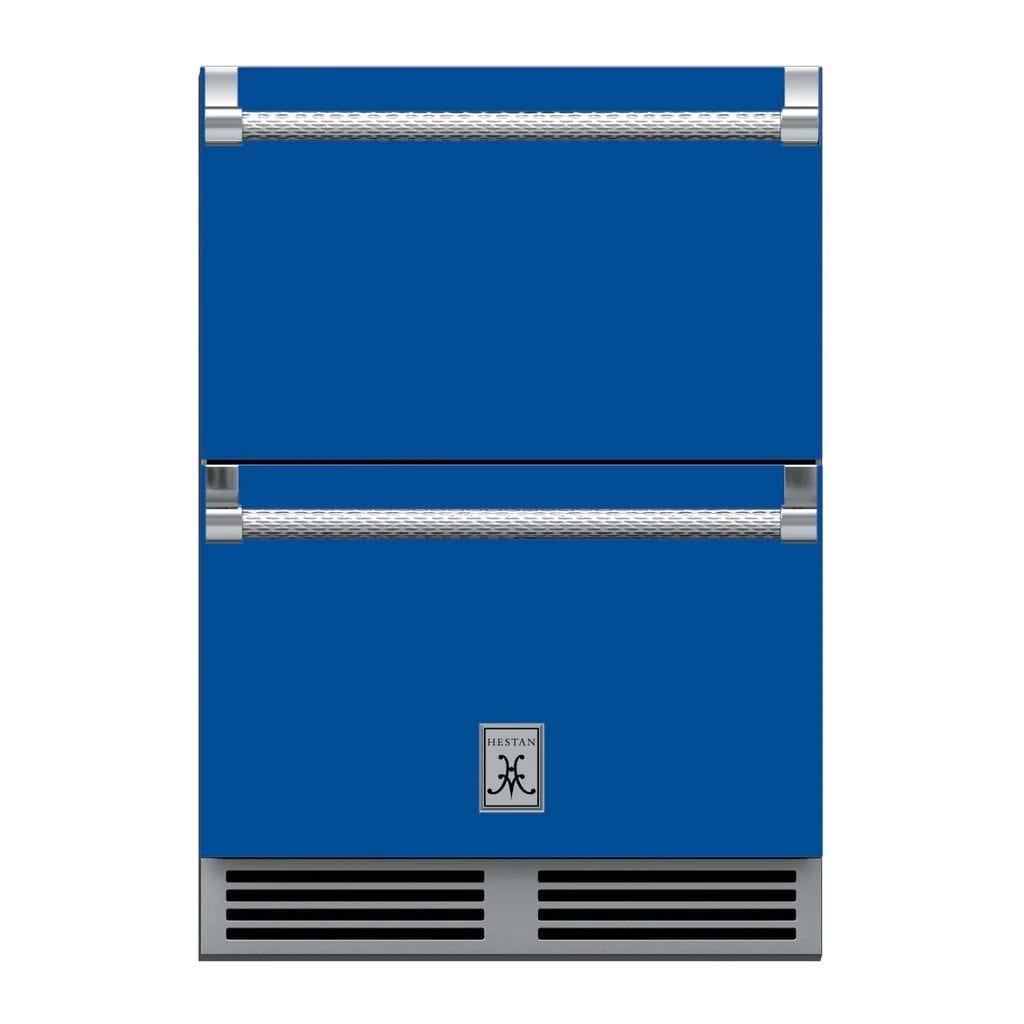 Hestan 24" Undercounter Refrigerator Drawer and Freezer Drawer - GRF Series GRFR24-BU Luxury Appliances Direct