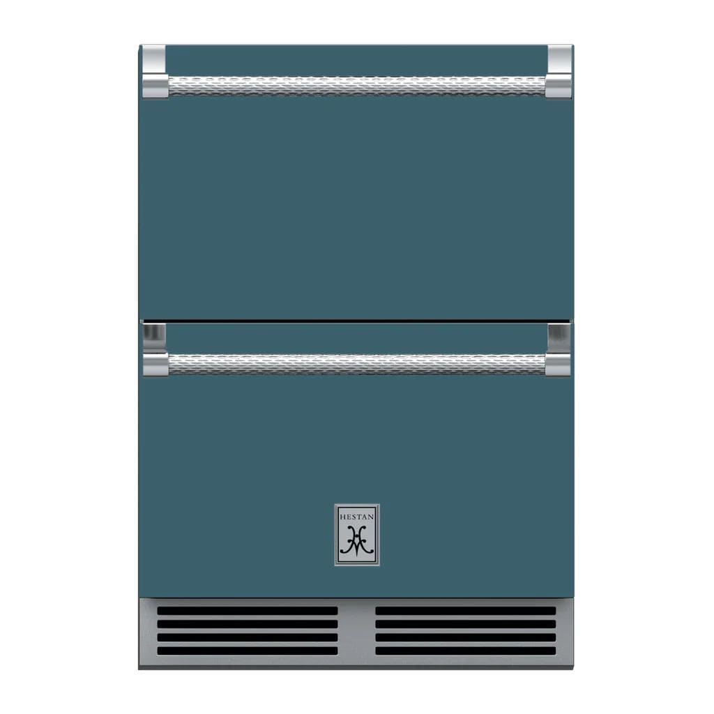 Hestan 24" Undercounter Refrigerator Drawer and Freezer Drawer - GRF Series GRFR24-GG Luxury Appliances Direct