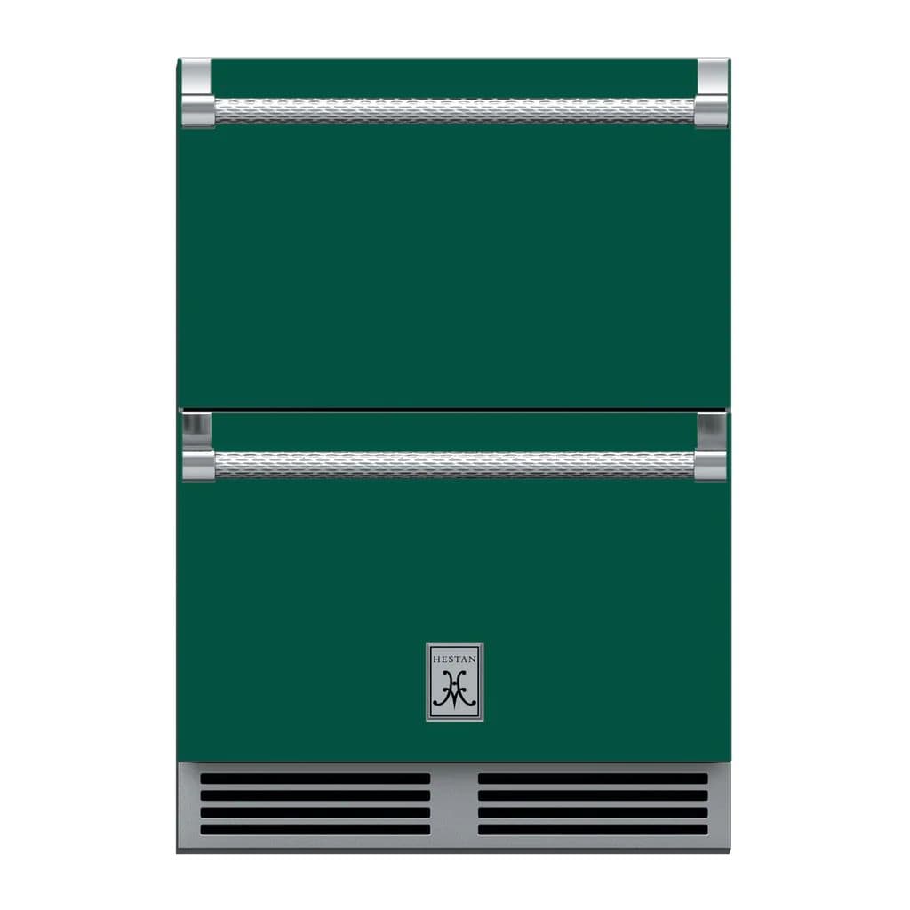 Hestan 24" Undercounter Refrigerator Drawer and Freezer Drawer - GRF Series GRFR24-GR Luxury Appliances Direct