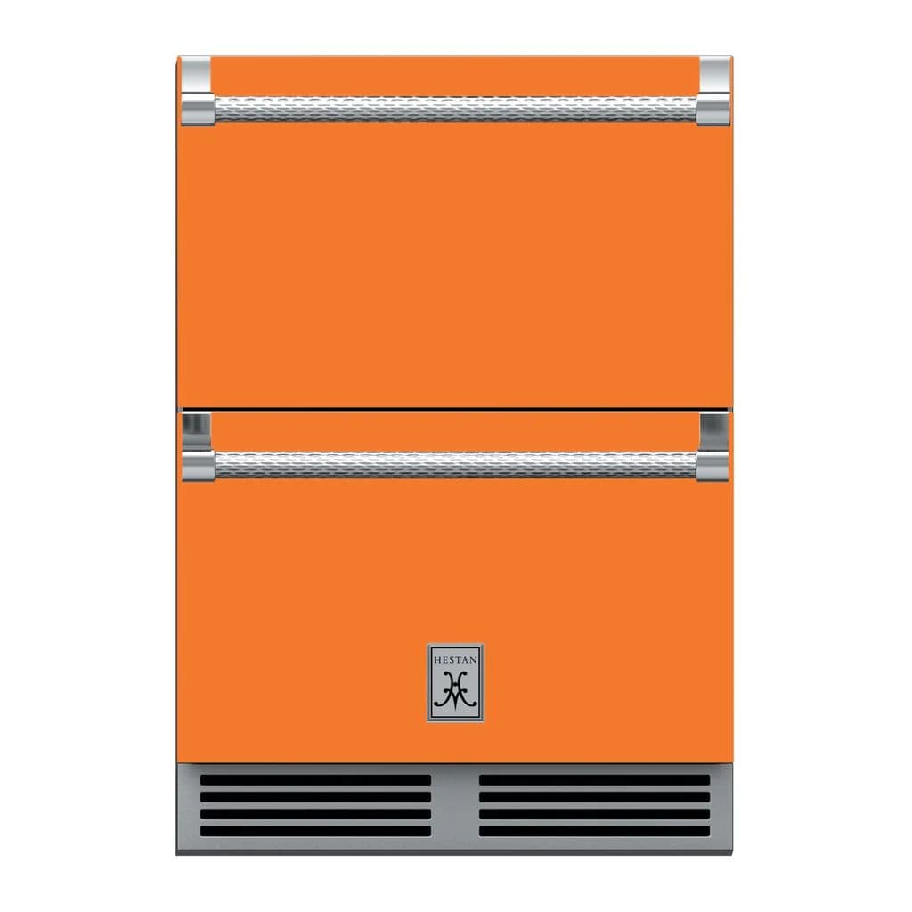 Hestan 24" Undercounter Refrigerator Drawer and Freezer Drawer - GRF Series GRFR24-OR Luxury Appliances Direct