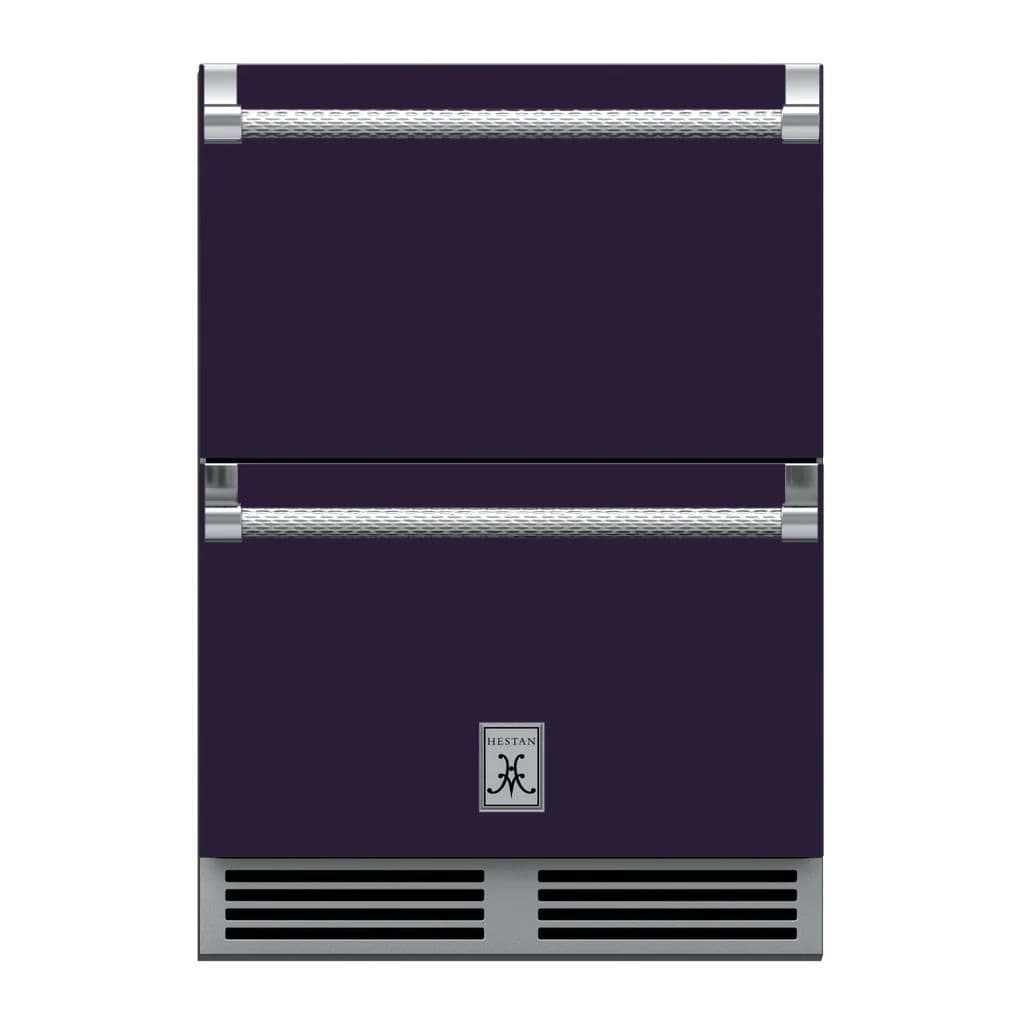 Hestan 24" Undercounter Refrigerator Drawer and Freezer Drawer - GRF Series GRFR24-PP Luxury Appliances Direct