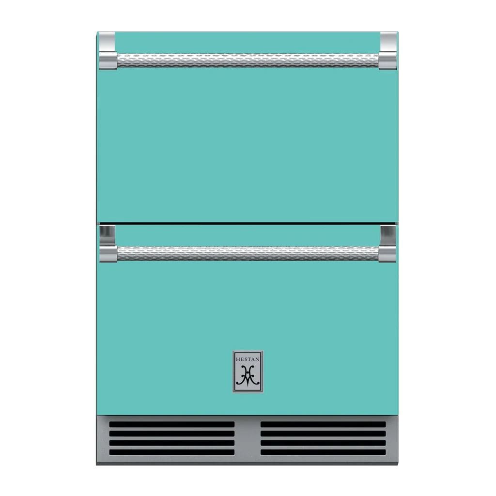 Hestan 24" Undercounter Refrigerator Drawer and Freezer Drawer - GRF Series GRFR24-TQ Luxury Appliances Direct