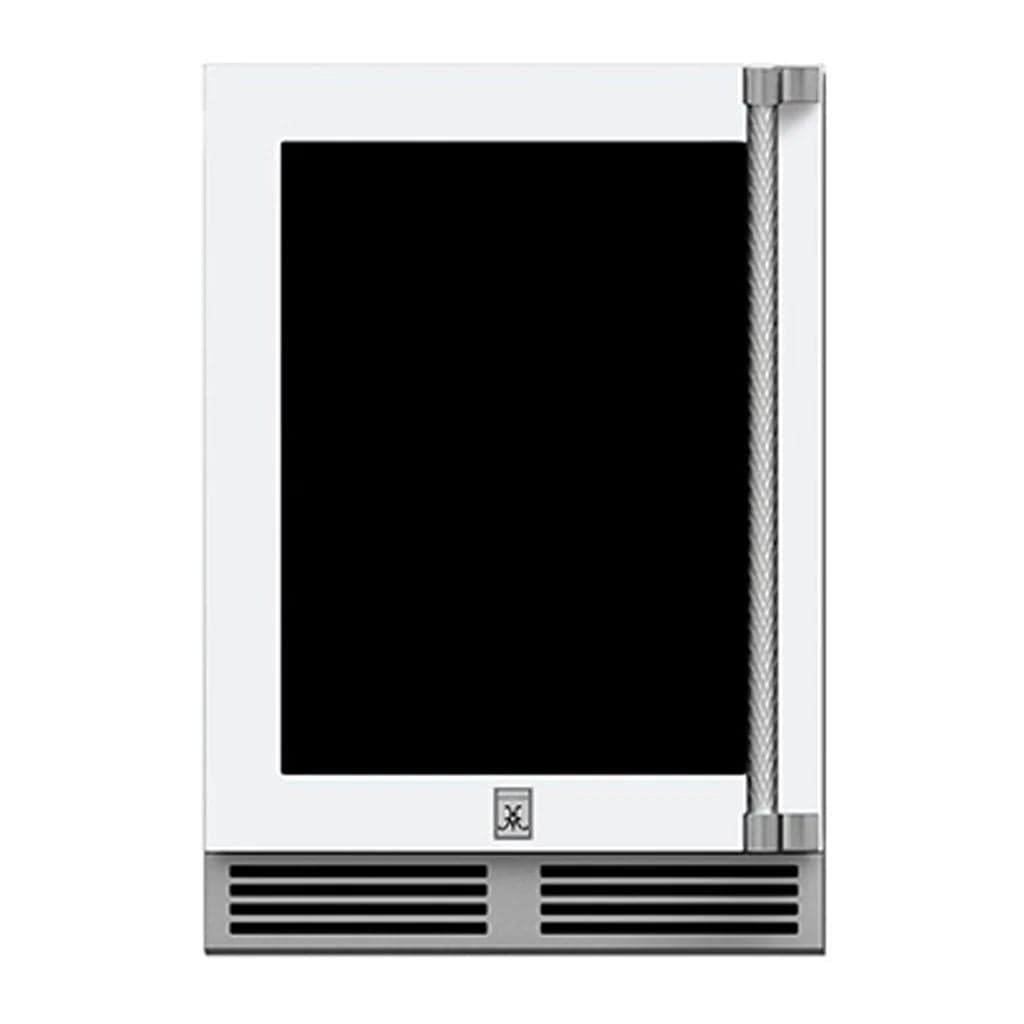 Hestan 24" Undercounter Refrigerator (Glass Door) - GRGR Series GRGL24-WH Luxury Appliances Direct