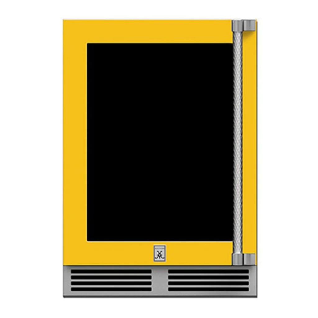 Hestan 24" Undercounter Refrigerator (Glass Door) - GRGR Series GRGL24-YW Luxury Appliances Direct