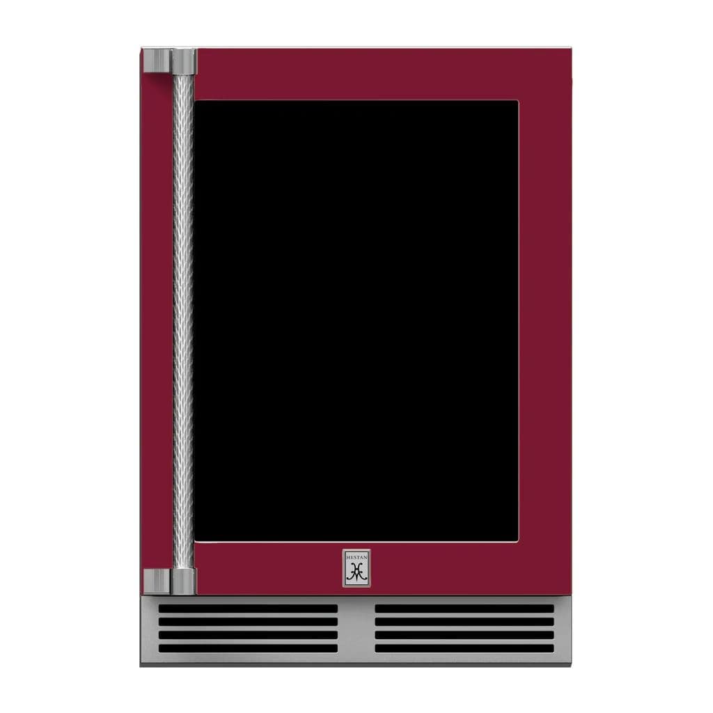 Hestan 24" Undercounter Refrigerator (Glass Door) - GRGR Series GRGR24-BG Luxury Appliances Direct