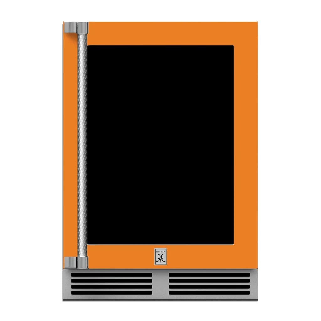 Hestan 24" Undercounter Refrigerator (Glass Door) - GRGR Series GRGR24-OR Luxury Appliances Direct