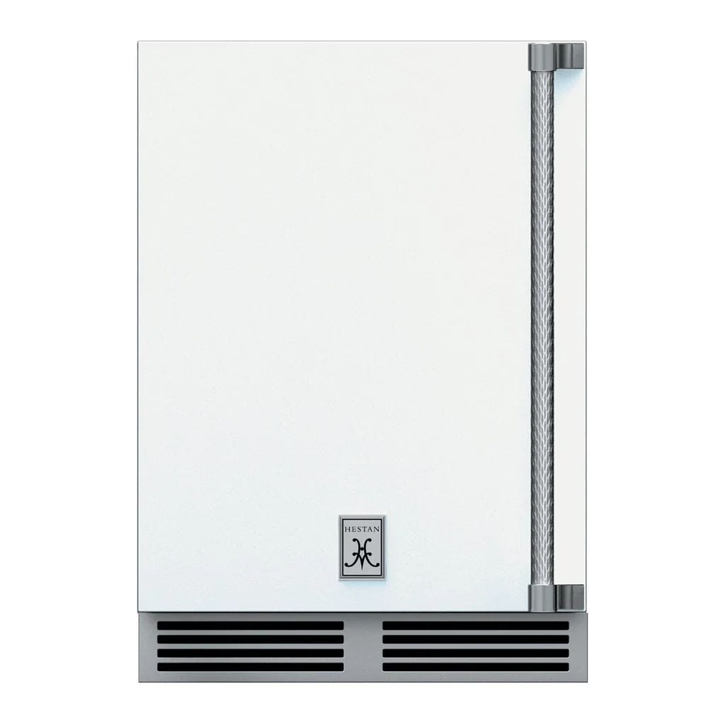 Hestan 24" Undercounter Refrigerator (Solid Door) - GRSR Series Refrigerator GRSL24-WH Luxury Appliances Direct