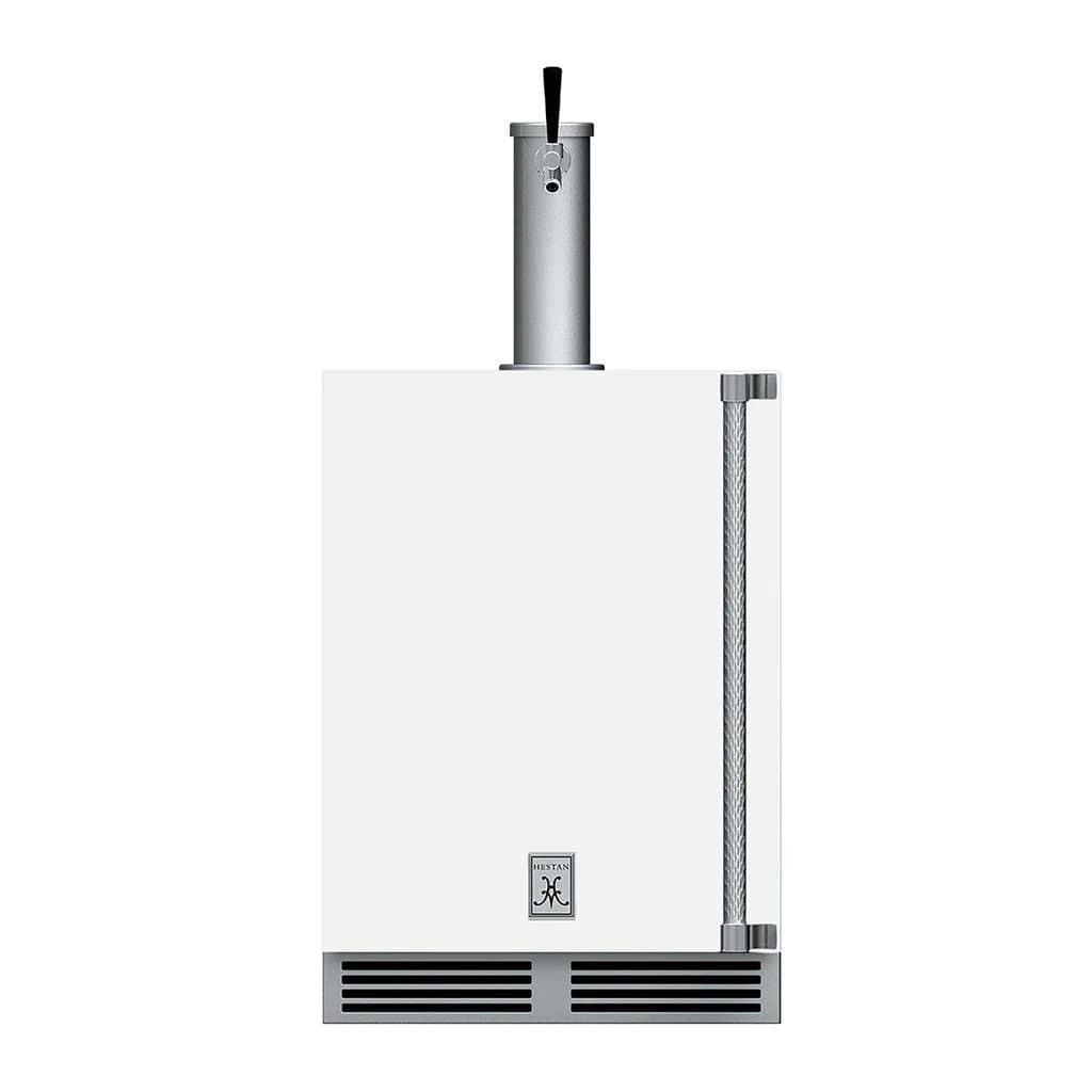 Hestan 24" Undercounter Single Faucet Beer Dispenser - GFDS Series GFDSL241-WH Luxury Appliances Direct