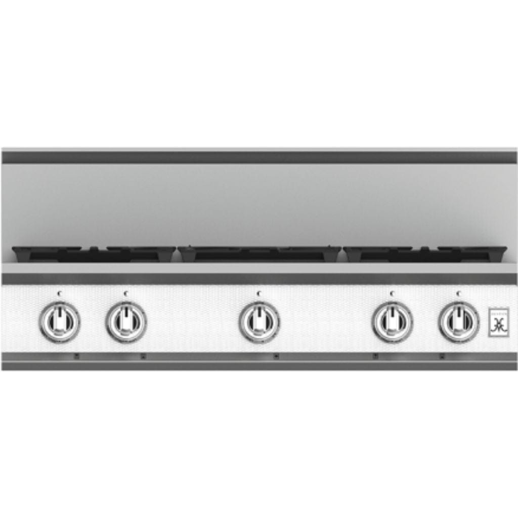 Hestan 36" 5-Burner Gas Rangetop KRTS365-NG-WH Luxury Appliances Direct