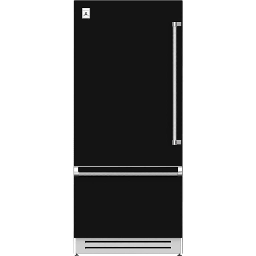 Hestan 36" Bottom Mount, Bottom Compressor Refrigerator - KRB Series Refrigerator KRBL36-BK Luxury Appliances Direct