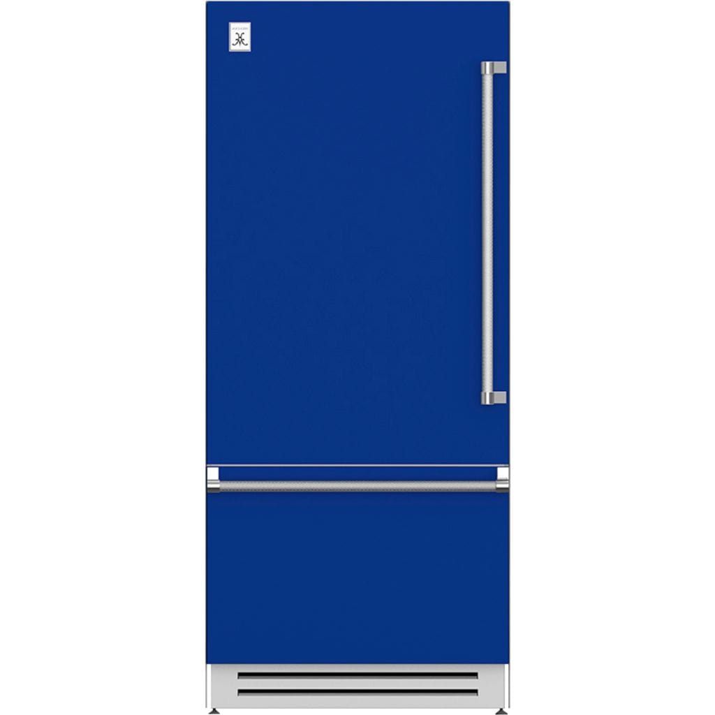 Hestan 36" Bottom Mount, Bottom Compressor Refrigerator - KRB Series Refrigerator KRBL36-BU Luxury Appliances Direct
