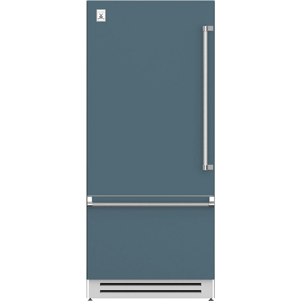 Hestan 36" Bottom Mount, Bottom Compressor Refrigerator - KRB Series Refrigerator KRBL36-GG Luxury Appliances Direct
