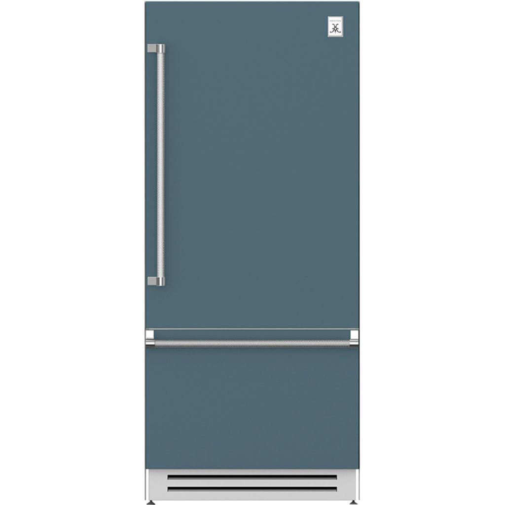 Hestan 36" Bottom Mount, Bottom Compressor Refrigerator - KRB Series Refrigerator KRBR36-GG Luxury Appliances Direct