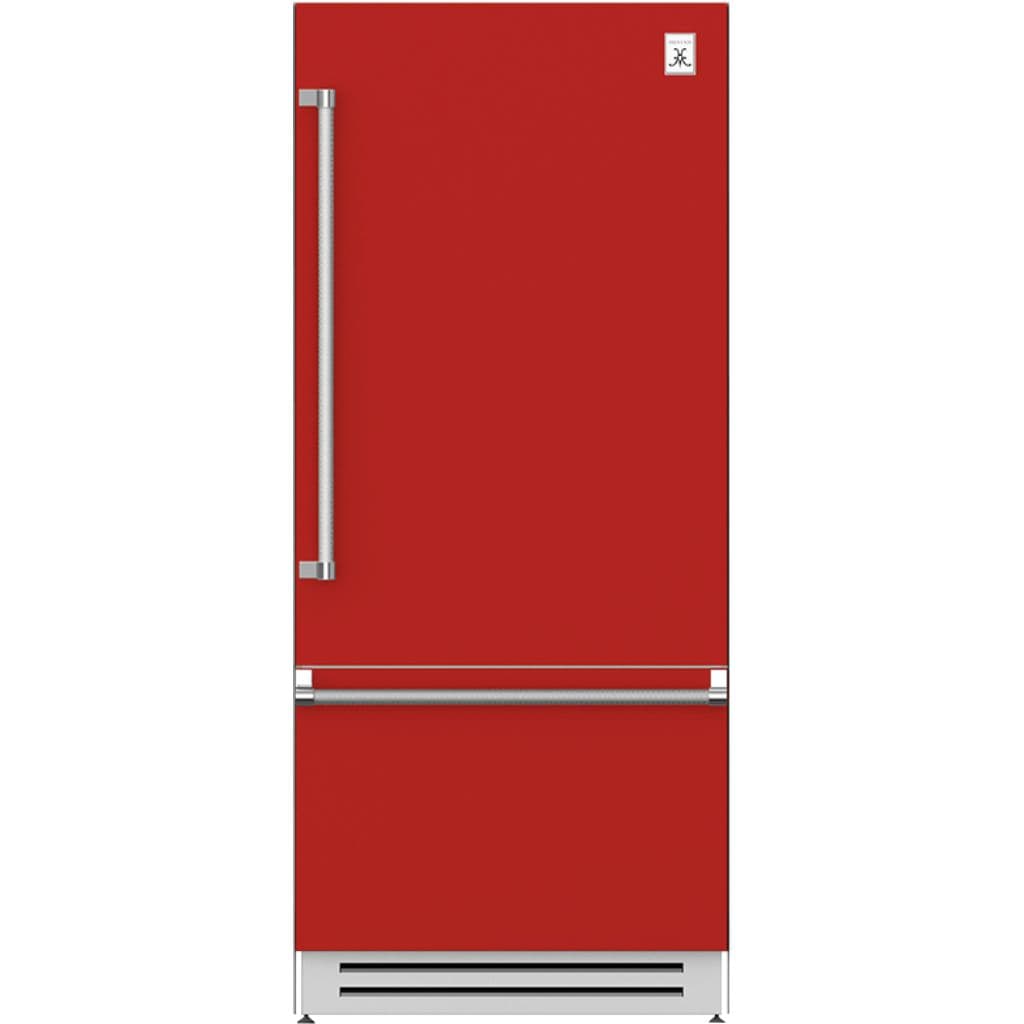 Hestan 36" Bottom Mount, Bottom Compressor Refrigerator - KRB Series Refrigerator KRBR36-RD Luxury Appliances Direct