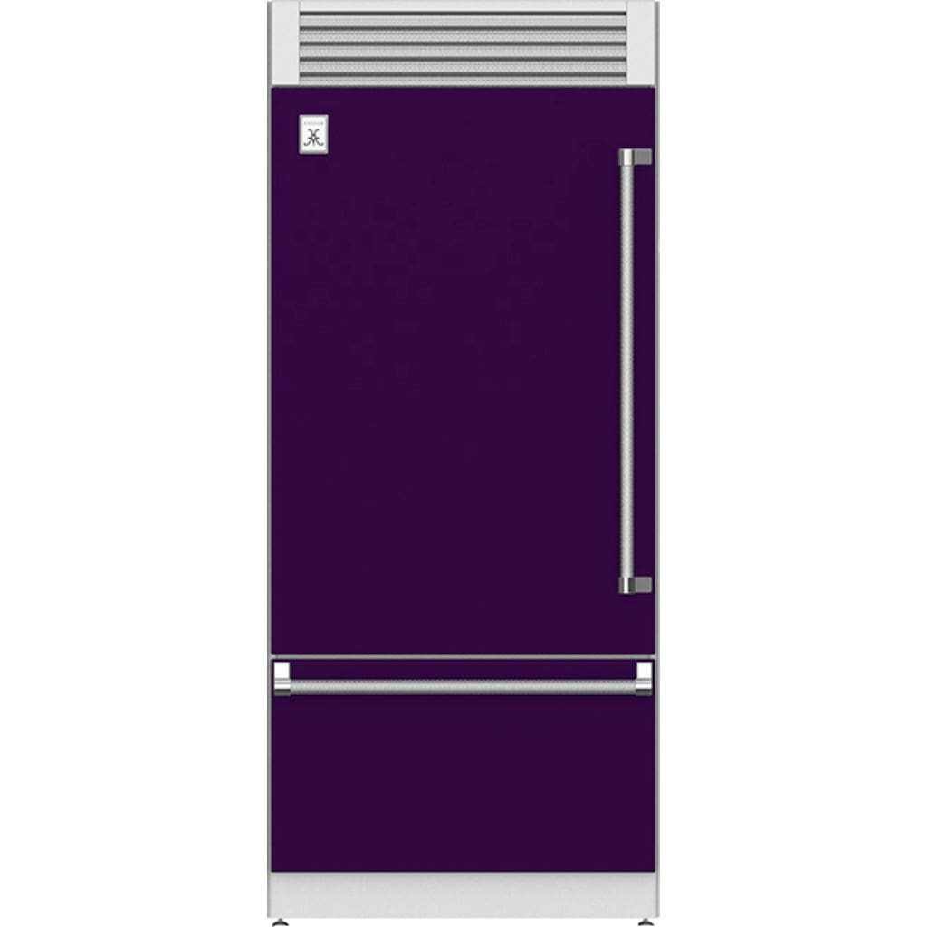Hestan 36" Pro Style Bottom Mount, Top Compressor Refrigerator - KRP Series Refrigerator KRPL36-PP Luxury Appliances Direct