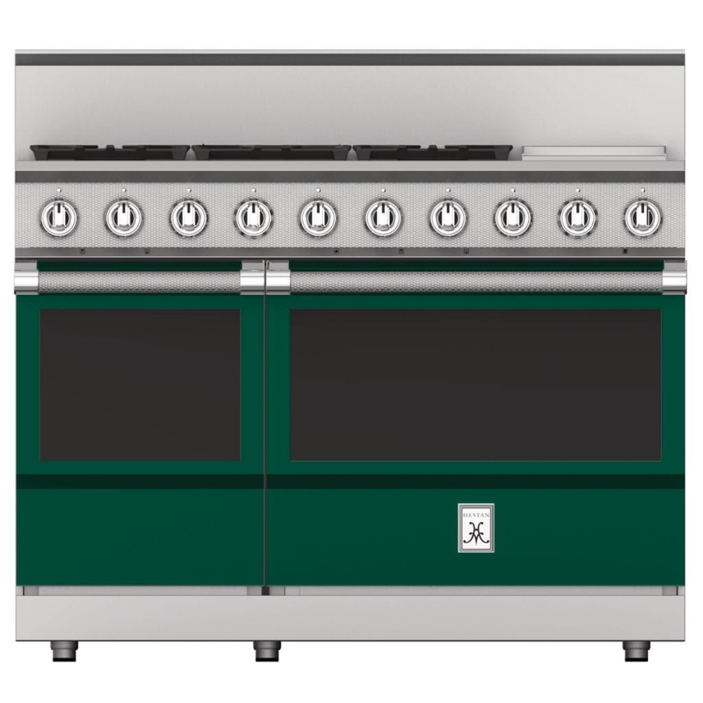 Hestan 48" Gas Range 5 Burners with Griddle KRG485GD-NG-GR Luxury Appliances Direct