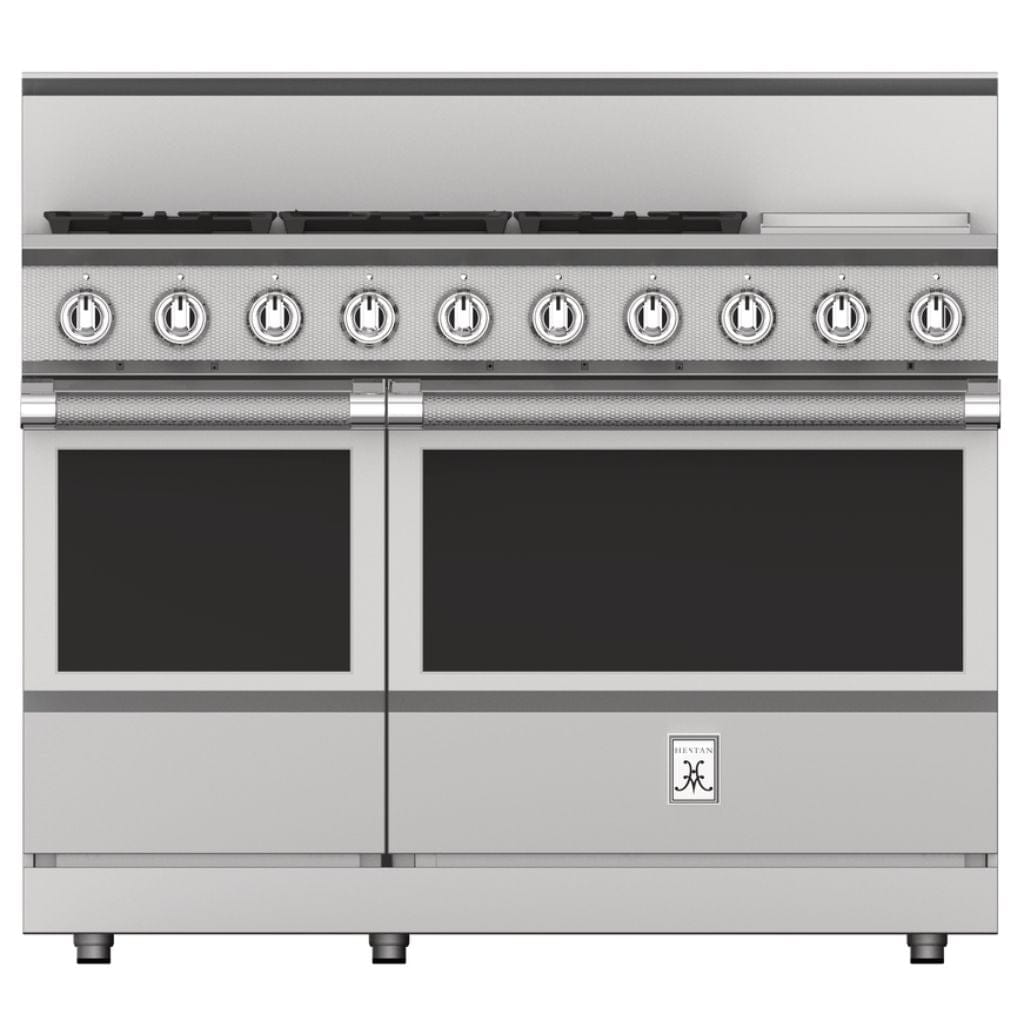 Hestan 48" Gas Range 5 Burners with Griddle KRG485GD-NG Luxury Appliances Direct