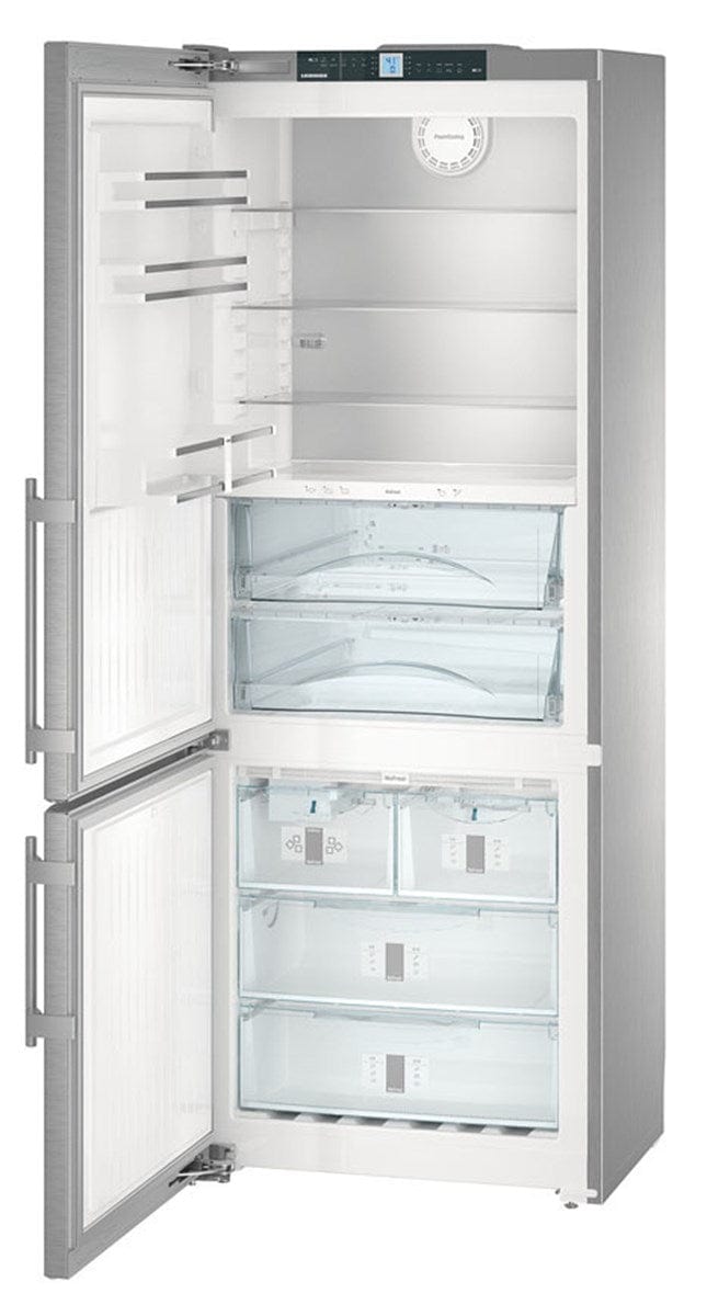 Liebherr 30" Freestanding Left-Double Door Fridge Bottom Mount Freezer CBS 1661 I Luxury Appliances Direct