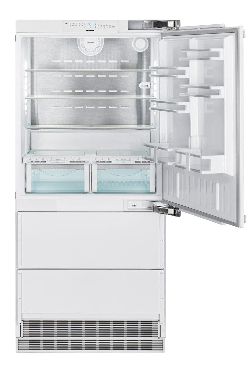 Liebherr 36" Built-in Right-Single Door Fridge 2-Drawer Freezer HCB 2080 Refrigerators HCB 2080 Luxury Appliances Direct