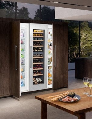 Liebherr HW 8000 24" Built-In Dual Zone Wine Cabinet I Luxury Appliances Direct