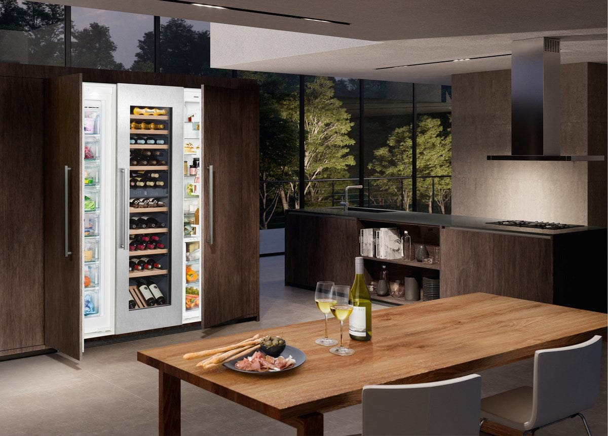 Liebherr HW 8000 24" Built-In Dual Zone Wine Cabinet I Luxury Appliances Direct